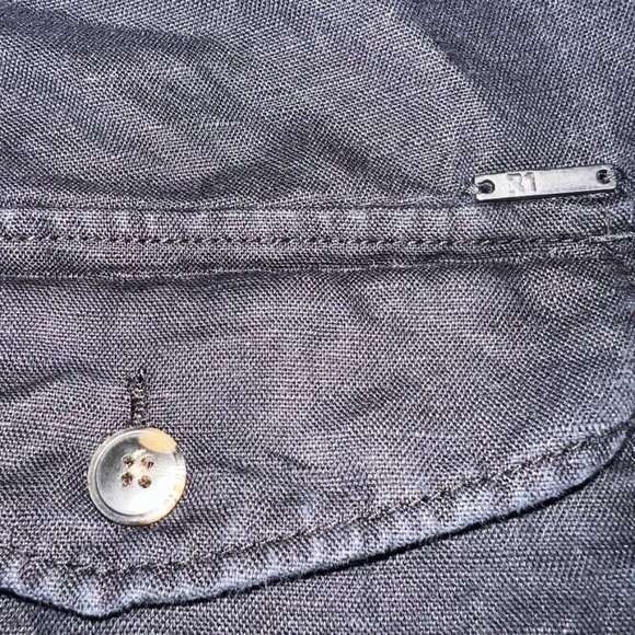 LE 31 By Simons Coupe Sydney Fit Comfort-waist Cotton and Linen Mens Pant 38-32L - Picture 10 of 12